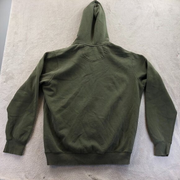 U.S. Polo Assn. Mens Hoodie Sweatshirt Large Green Long Sleeve Full Zip Fleece - Picture 12 of 12